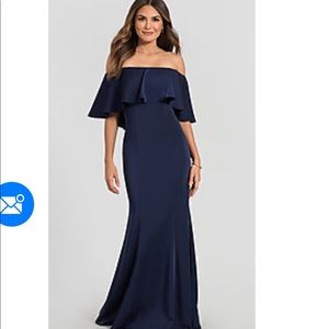 Kleinfeld’s Navy Bridesmaid Dress